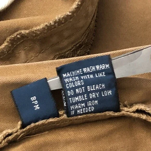 POLO Ralph Lauren Chino Pants Mens 36 x 32 Khaki Beige Tan Straight Leg Relaxed - Picture 8 of 13